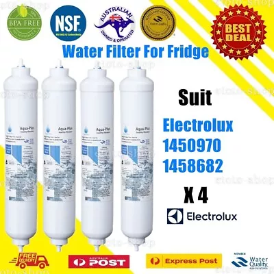 4 X Premium Compatible Fridge Water Filter Replaces Electrolux 1450970 1458682 • $42