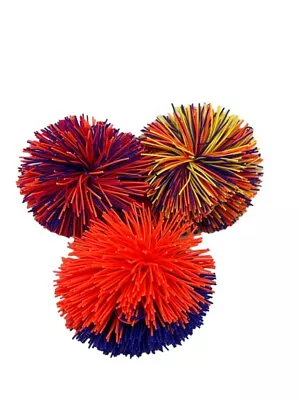 Vintage Kosmic Koosh Style Ball Lot Of 3 Multicolored Great Condition • $25
