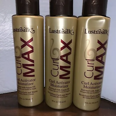 LUSTRASILK CURL MAX SET OF (3)curl Activatorenhancingtwisty FREE SHIPPING • $35