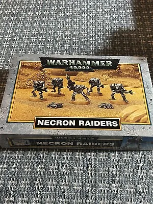 Vtg Warhammer 40k Necron Raiders Scarabs Box Set 2nd Ed METAL OOP Rogue Trader • £71.26