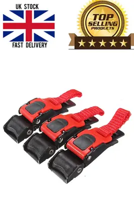 £8.88 • Buy 3x-Plastic-Motorcycle-Helmet-Clip-Chin-Strap-Quick-Release-Buckle-Autocycle
