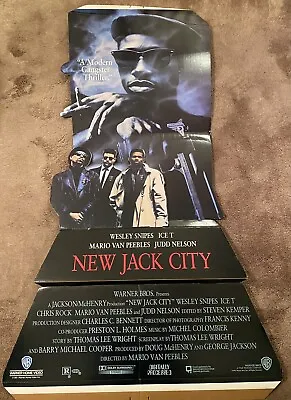 New Jack City Movie Video Store Stand Up Display 1991 • $1000