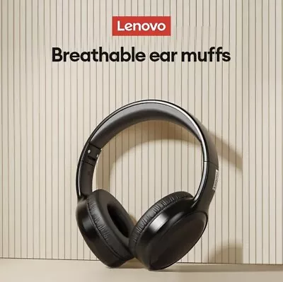 Lenovo TH30 Wireless Headphones Bluetooth 5.3 Earphones Foldable Gaming Headset • £15