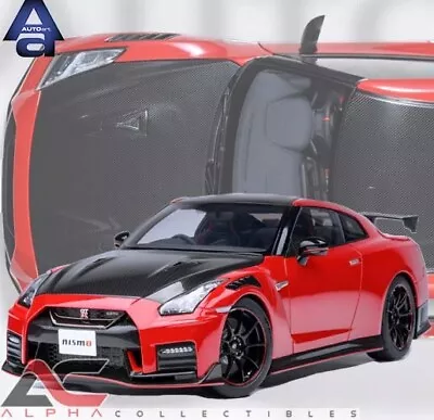 Autoart 77502 1:18 2022 Nissan Gt-r (r35) Nismo Special Edition (red) • $190