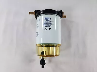 Marine Fuel Water Separator Filter Assembly S3213 Replacement For 3/8 Inch NPT • $19.99