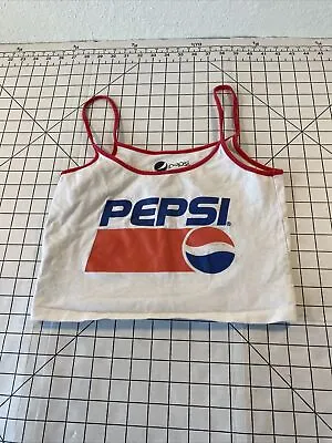 Women’s Pepsi  Crop Top Size Large • $7.50