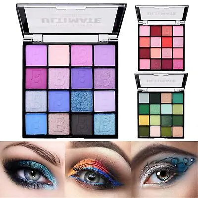 $8.54 • Buy 16 Color Eyeshadow Pearlescent Matte Palette Eye Shadow Makeup Lasting Long