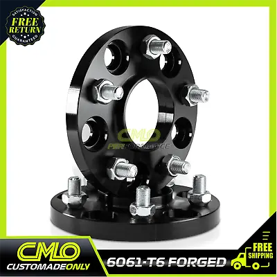 2pc 15mm Black Hubcentric Wheel Spacers 5x114.3 For 240SX 350Z 370Z G35 G37 Q50 • $39.95