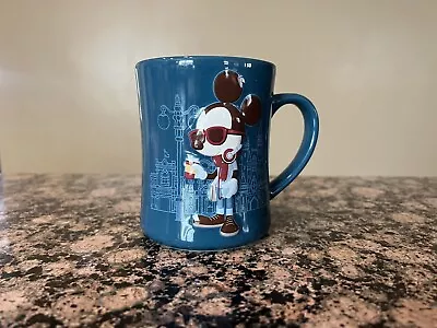 Disney Parks Mickey's Really Swell Coffee Mug Hipster Mickey Cobalt Blue - New • $20