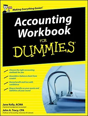 Accounting Workbook For Dummies (UK Edition) By Tracy John A. Paperback Book • £3.90