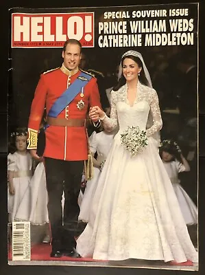 Hello Magazine Prince William And Kate Middleton Wedding • £9.99