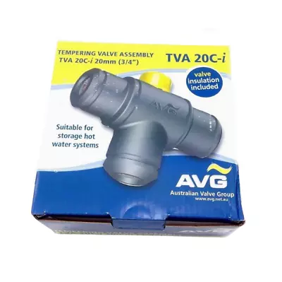 AVG TVA20C-i 20mm 3/4  Standard Tempering Mixing Valve With Insulation Reg Post • $97