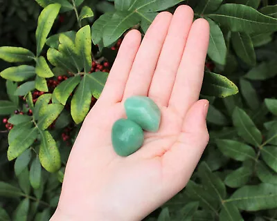 $5.95 • Buy 2 Green Aventurine Tumbled Stone: Crystal Healing Reiki Tumble