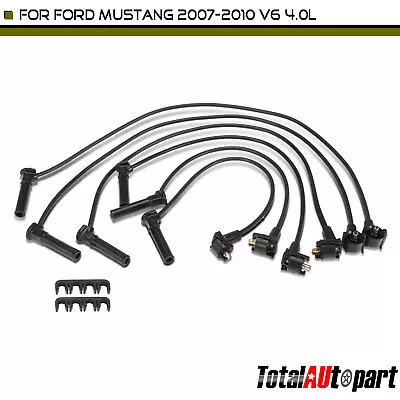 $34.99 • Buy New 6pcs Spark Plug Wire Set For Ford Mustang 2007 2008 2009 2010 V6 4.0L 7 MM
