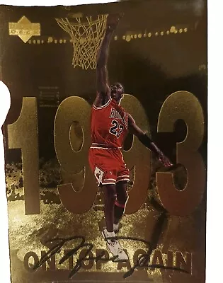 1998 Upper Deck Gatorade Michael Jordan On Top Again (1993) #9 HOF • $4