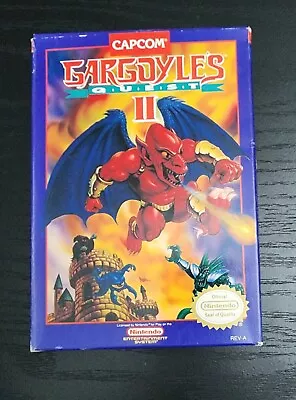 Gargoyle's Quest II Box And Manual Only - NES Nintendo *NO GAME* • $199.97