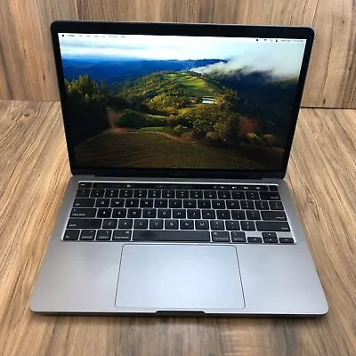 Apple MacBook Pro 2020 Space Gray 13  Touch Bar 256GB SSD 8GB RAM 1.4GHz Tested • $525