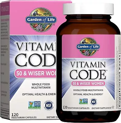 Women's Multivitamin - Garden Of Life Vitamin Code 50  Raw Whole Food Probiotic • $61.10