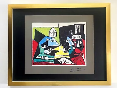 $119 • Buy Pablo Picasso+ Original 1969 + Signed + Hand Tipped Color Plate Maids Of Honor