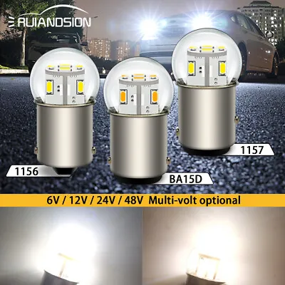 1156 BA15D 1157 LED Bulb 6V 12V 24V 48V For Car Marine Turn Signal Brake Light • $28.76