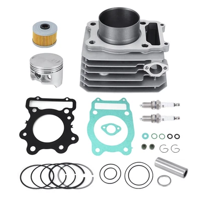 $85.99 • Buy NEW Cylinder Top End Rebuild Kit For 1988-2000 Honda TRX 300 Fourtrax FW 4x4 2x4