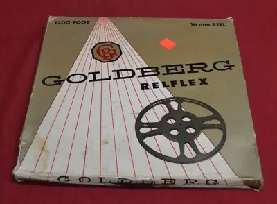 Vintage 1200 Foot 16mm Metal Film Take Up Reel 12.25  Dia  Goldberg Bros * NEW • $14.99