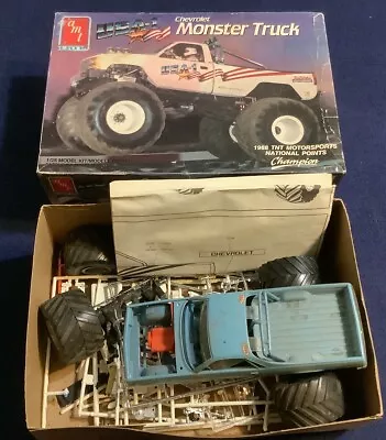 1990 AMT ERTL USA-1 Monster Truck Model Kit 1:25 Partially Built “Read” • $12.99