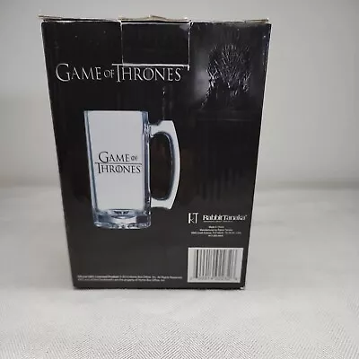 Game Of Thrones Glass Beer Mug Stein 16 Oz  • £12.44