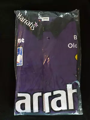 Reduced AJ Foyt Racing Harrah's Oldsmobile IRL Crew Shirt XL NEW In Package • $64.99