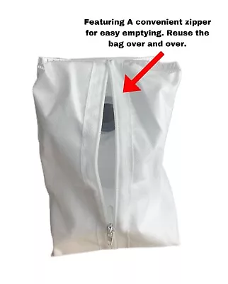$19.99 • Buy Zippered Reusable Vacuum Bags For IRobot Roomba Eco Friendly 2 4 8 Packs