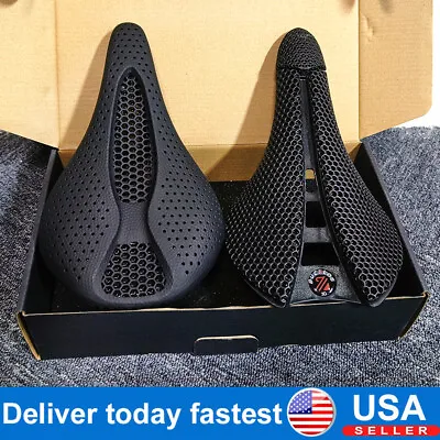 BUCKLOS 3D Printed Bike Cycling Saddle Seat Carbon Rail MTB Road Bicycle Cushion • $51.99