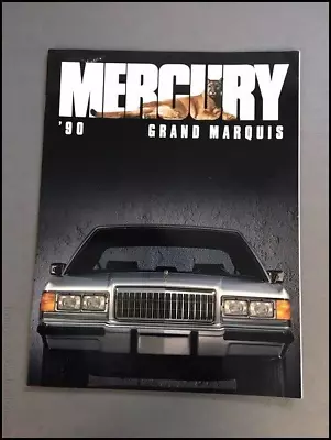 1990 Mercury Grand Marquis 16-page Car Sales Brochure Catalog - Colony Park • $10.36
