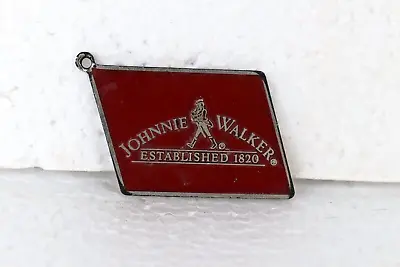 Vintage Johnnie Walker Red Label Old Scotch Whisky Advertising Keychain Metal F8 • $90.83