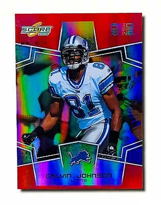 CALVIN JOHNSON SSP     2008 Score Select #101     RED ZONE SP 15/30     MEGATRON • $39.99