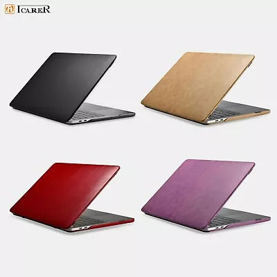 ICARER Luxury Ultra Slim Leather 2in1 Case Cover For MacBook Pro 13'' 14'' 16'' • $49.99