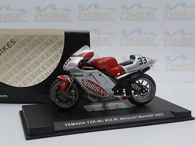 IXO 1:24 Marco Melandri Yamaha YZR-M1 MotoGP 2003 • £15