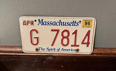 Vintage Massachusetts License Plate • $20