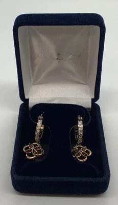 $32.99 • Buy NIB Jose Hess Designer Earrings Danbury Mint 14 Kt GP