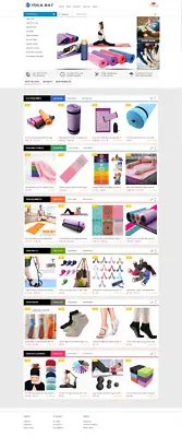 Make Money Yoga Supply Store  Dropshipping / Affiliate Website Free Host / Setup • $34.99