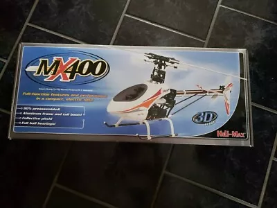 Heli-Max MX400 Electric RC Helicopter Aluminum Frame #HMXE0200/NIB • $188