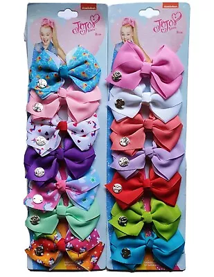 Jojo Siwa Bows 3.5  Inch Girls Hair Clips14 Pack Assorted Style. Free Postage.  • $12.99