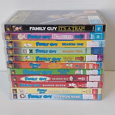 Family Guy : Season 1-9 Series It's A Trap & Uncovered Region 4 DVD Free Post • $34.95