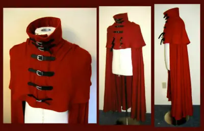 Vincent Valentine Cosplay Red Cloak Cape Final Fantasy VII Cosplay Costume/ • $38
