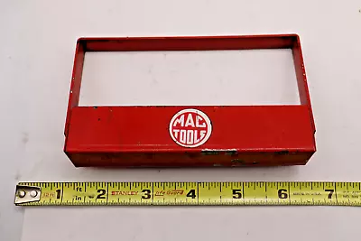 MAC TOOLS SOCKET TRAY # XT8 RED W/ EDGE LIP   5  L X 1  H X 3/4  W Free Ship USA • $19.97