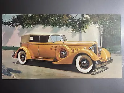 1934 Packard 4-Door Convertible Print Picture Poster - RARE! Awesome Frameable • $14.95