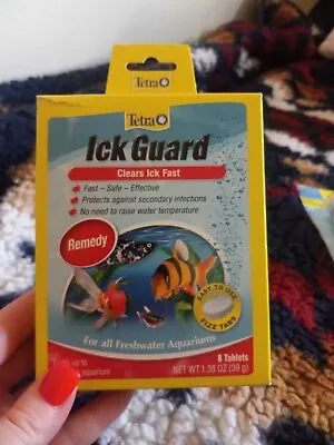 Tetra Ick Guard 8 Fizz Tablets Treats Up To 80 Gallon Freshwater Aquarium New  • $10