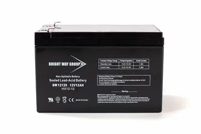 Duracell DURA12-12F 12V 12AH F2 Sealed Lead Acid Replacement Battery • $26.99