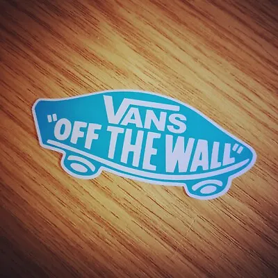 £1.99 • Buy 2X Vans Off The Wall Vinyl Stickers Fits VW Surf Skate Skateboard Transporter 