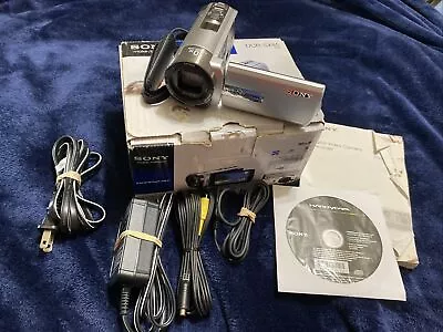 SONY DCR-SX85 (16 GB) HANDYCAM CAMCORDER With Cords Box And Manual • $100