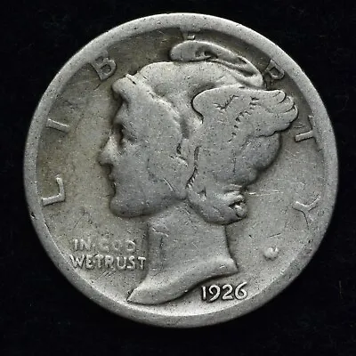 1926-S Mercury Silver Dime GOOD / VG FREE SHIPPING  • $17.44